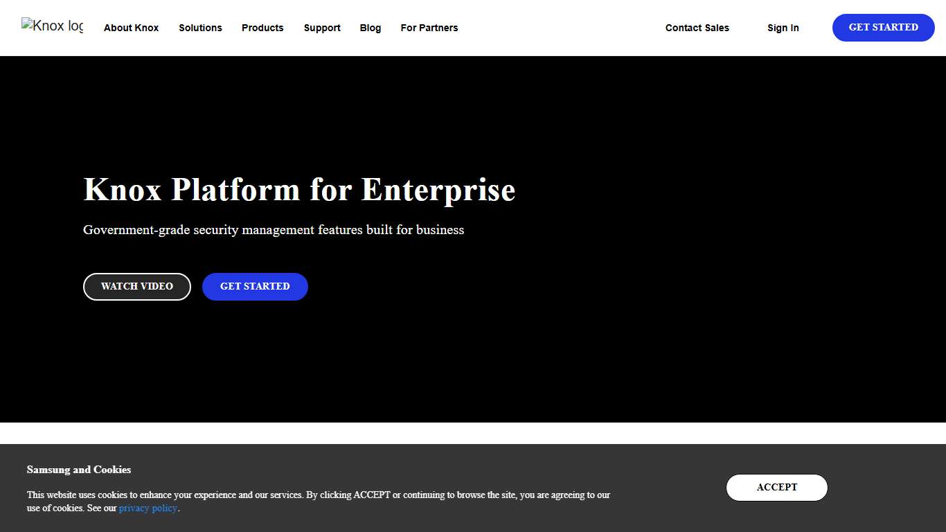 Knox Platform for Enterprise Samsung Knox